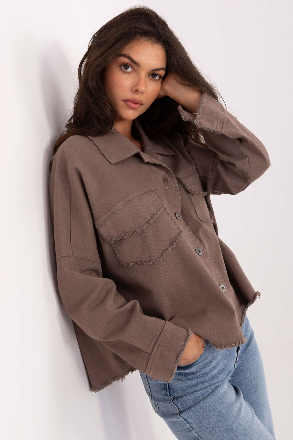 Overhemd met lange mouwen model 216739 Rue Paris - Afbeelding 2