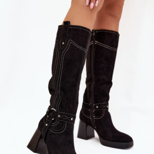 Laarzen met hoge hakken model 216796 Step in style