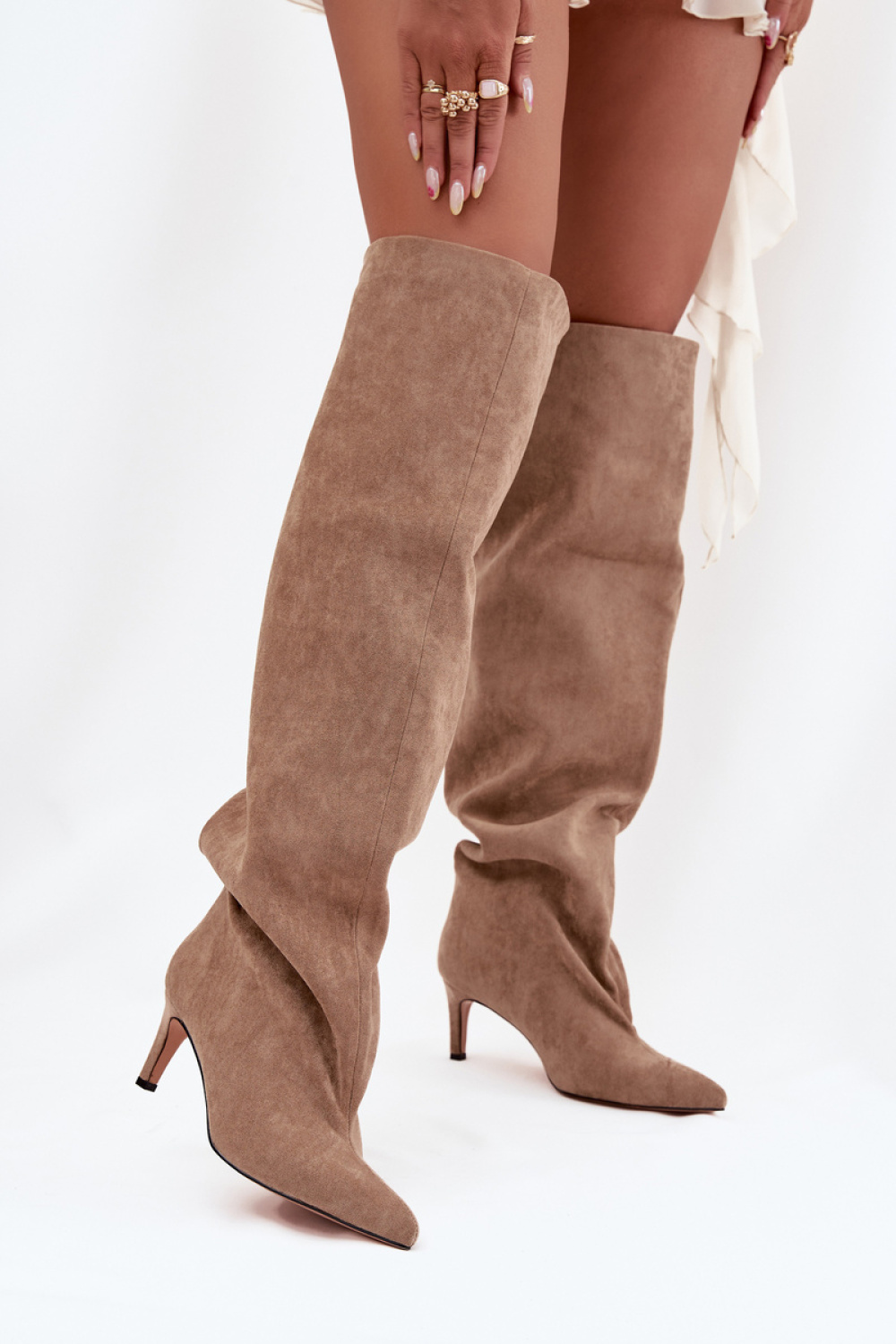Laarzen met hoge hakken model 216997 Step in style