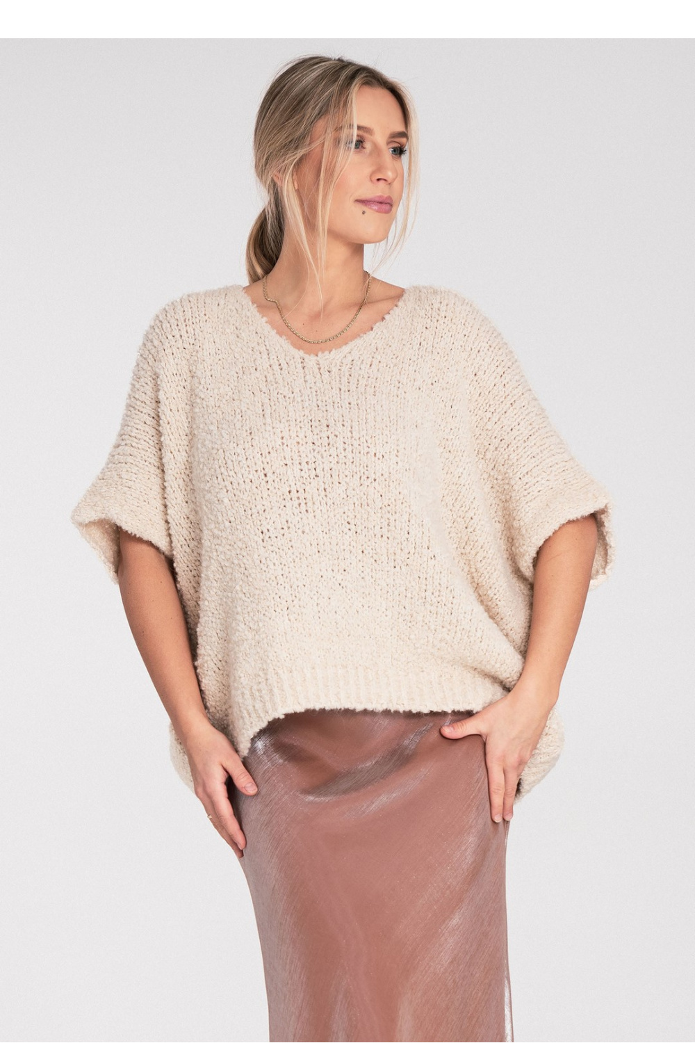Trui met korte mouwen model 217071 Figl