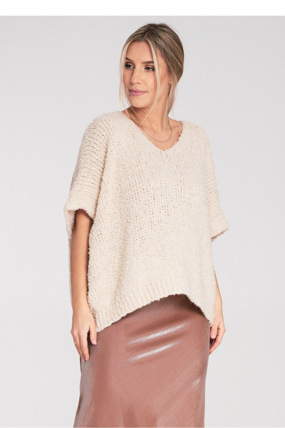 Trui met korte mouwen model 217071 Figl - Afbeelding 2