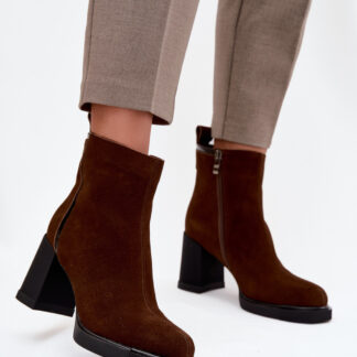 Laarsjes met hoge hak model 217493 Step in style