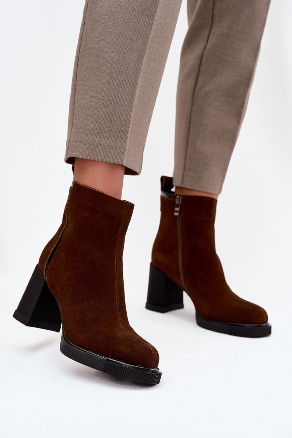 Laarsjes met hoge hak model 217493 Step in style