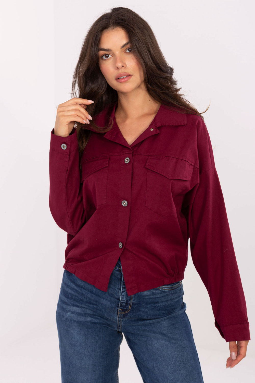 Overhemd met lange mouwen model 217886 Rue Paris