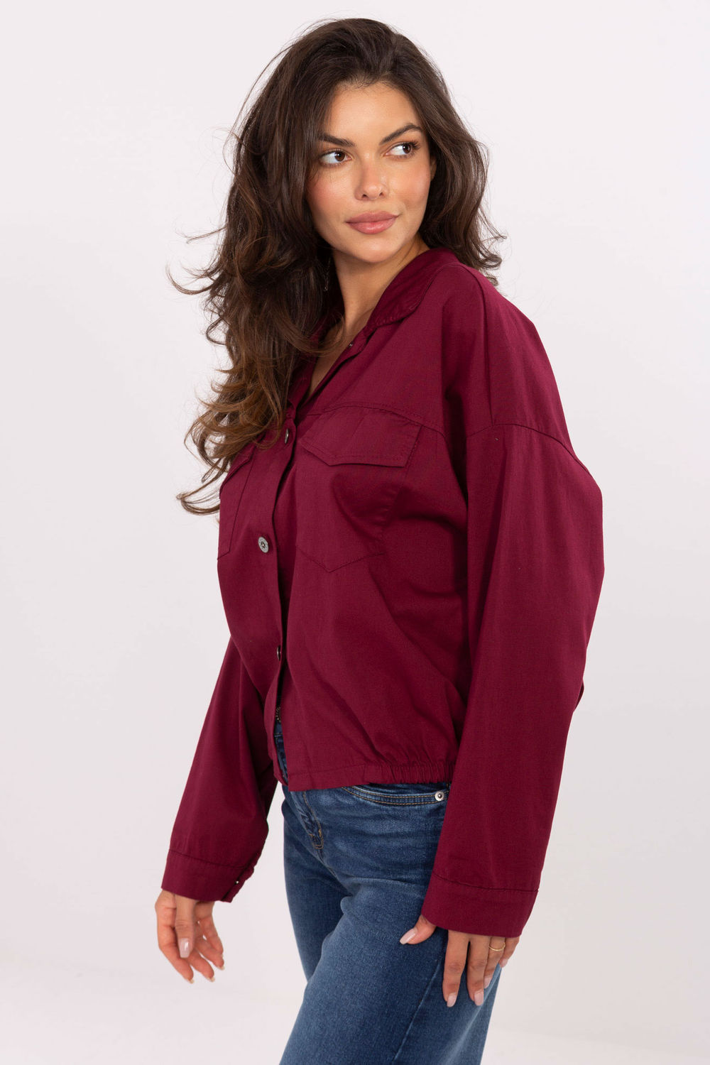 Overhemd met lange mouwen model 217886 Rue Paris - Afbeelding 2