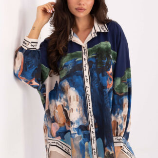 Overhemd met lange mouwen model 218393 Rue Paris