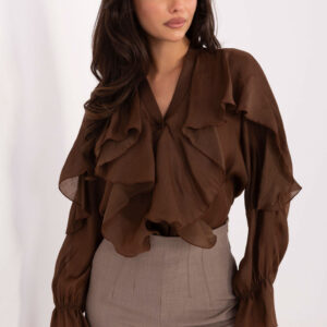 Overhemd met lange mouwen model 218415 Rue Paris