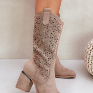 Opengewerkte laarzen model 218494 Step in style