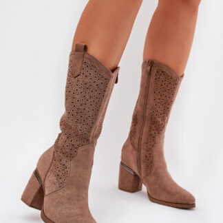 Opengewerkte laarzen model 218495 Step in style