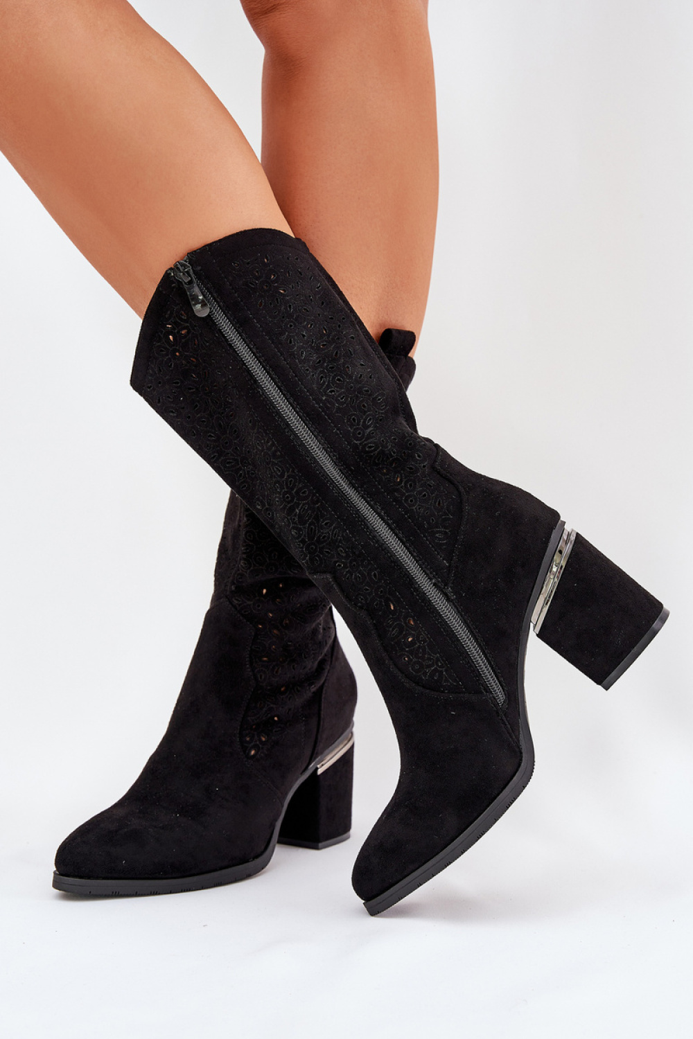 Opengewerkte laarzen model 218496 Step in style
