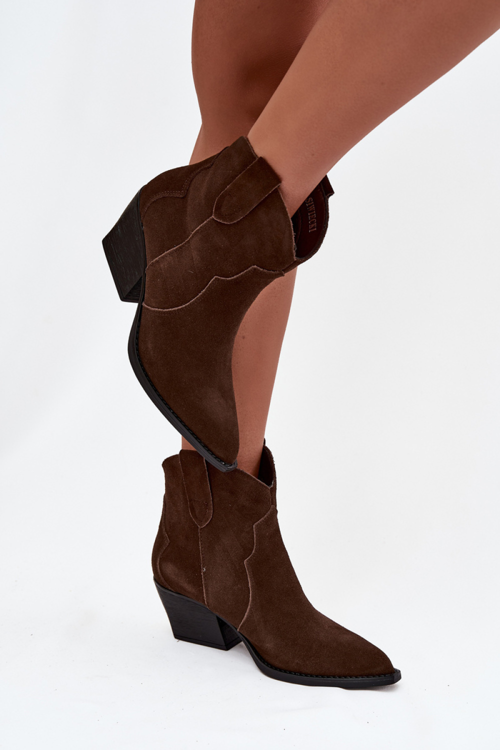 Laarsjes met hoge hak model 219128 Step in style