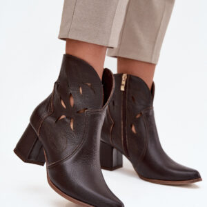 Laarsjes met hoge hak model 219130 Step in style
