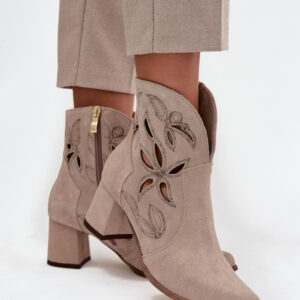 Laarsjes met hoge hak model 219133 Step in style