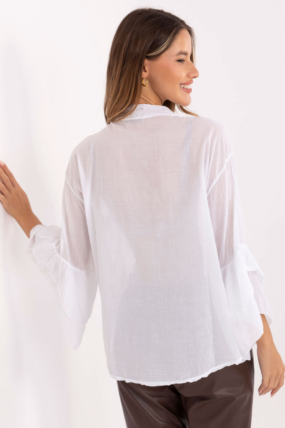 Damesoverhemd model 219211 Italy Moda - Afbeelding 3