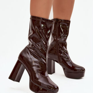 Laarsjes met hoge hak model 219265 Step in style