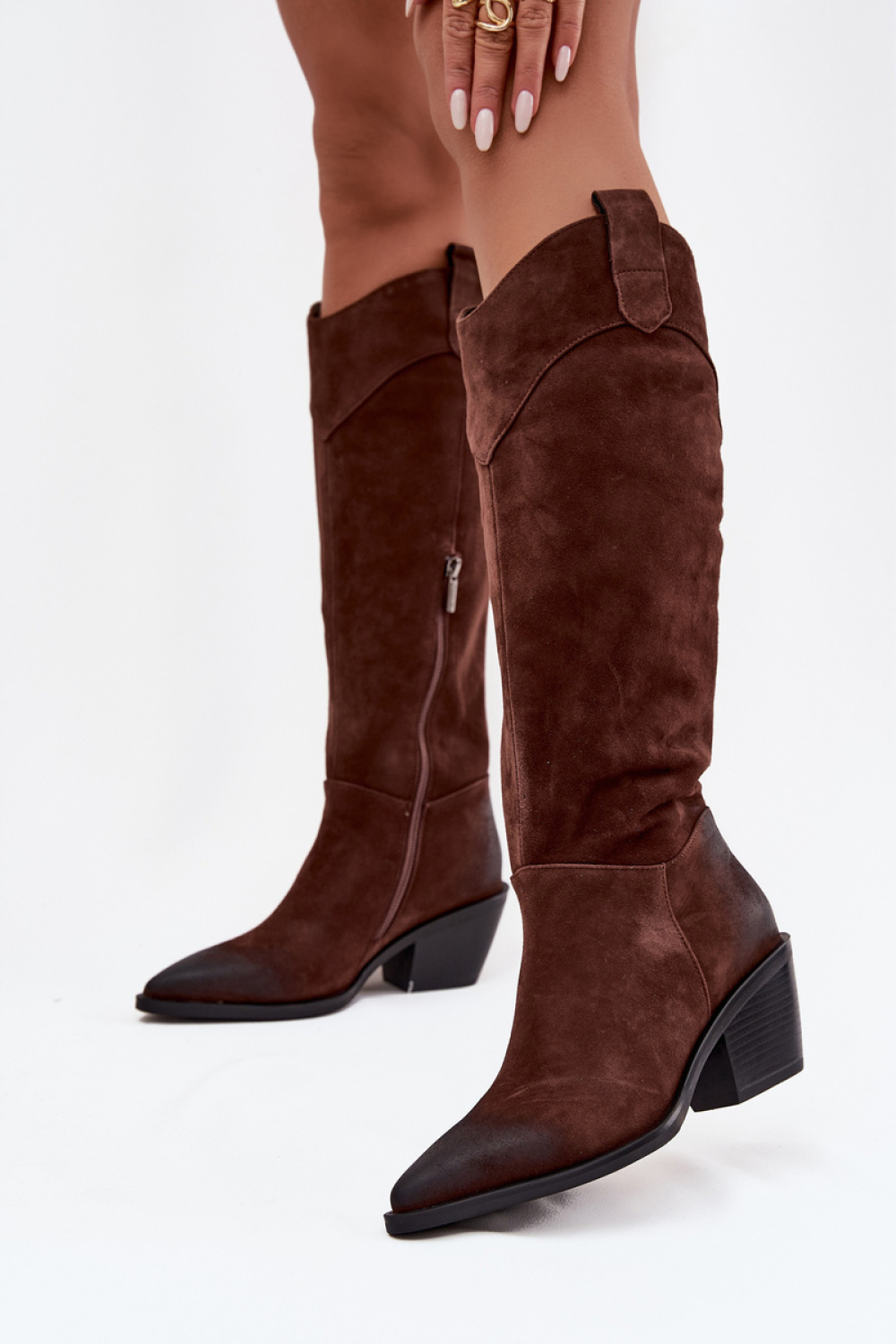 Laarzen met hoge hakken model 219399 Step in style