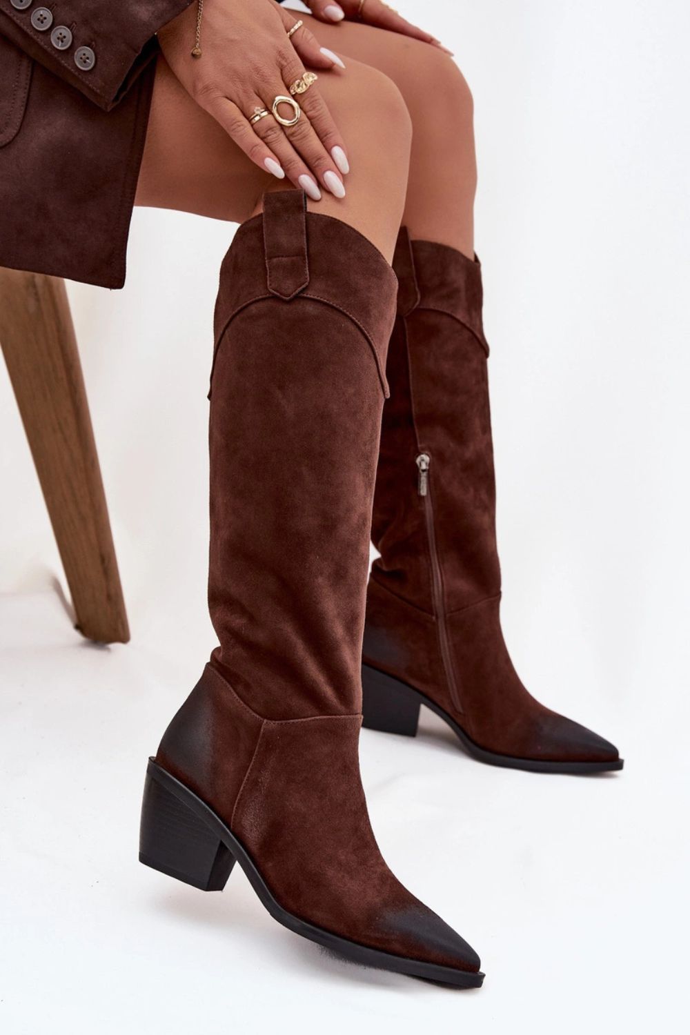 Laarzen met hoge hakken model 219399 Step in style - Afbeelding 3
