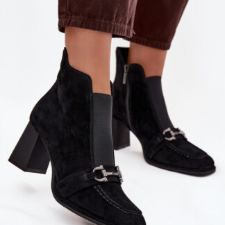 Laarsjes met hoge hak model 219564 Step in style