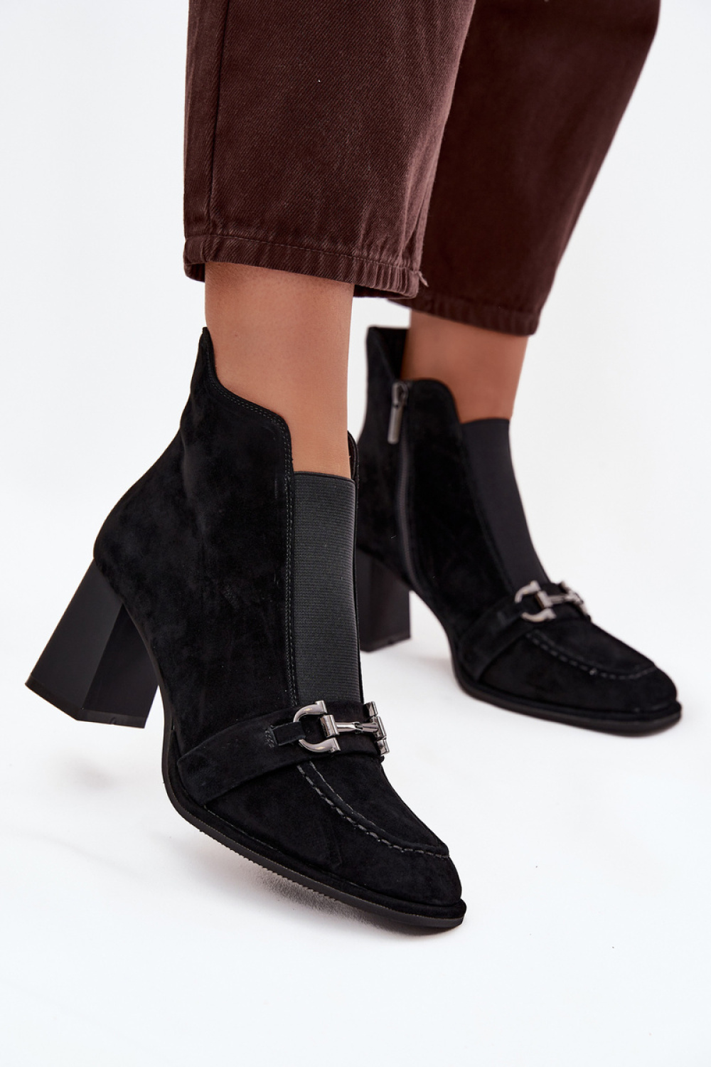 Laarsjes met hoge hak model 219564 Step in style