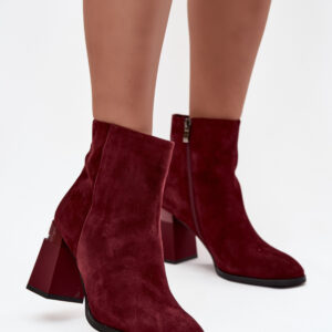 Laarsjes met hoge hak model 219579 Step in style