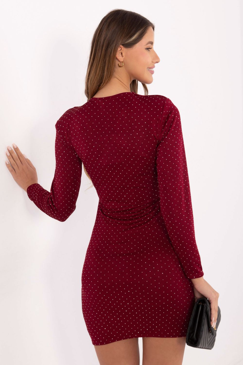 Korte jurk model 220019 Italy Moda - Afbeelding 4