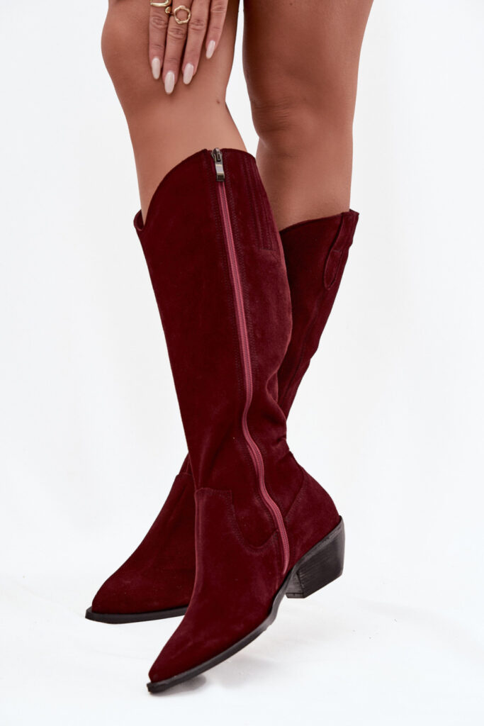 Laarzen met hoge hakken model 220212 Step in style