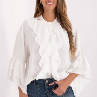 Overhemd met lange mouwen model 220229 Rue Paris
