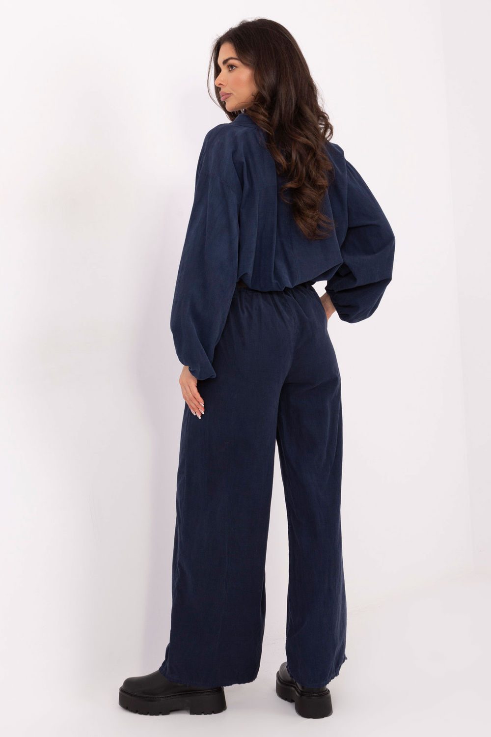 corduroy broek model 220281 Italy Moda - Afbeelding 3
