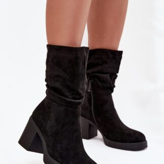 Laarsjes met hoge hak model 220695 Step in style