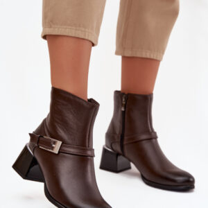 Laarsjes met hoge hak model 220702 Step in style