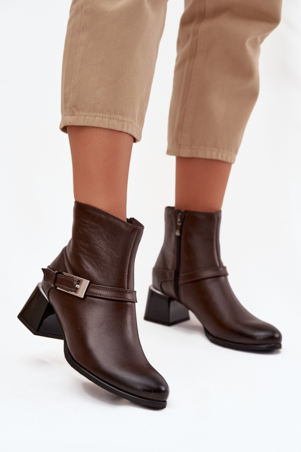 Laarsjes met hoge hak model 220702 Step in style