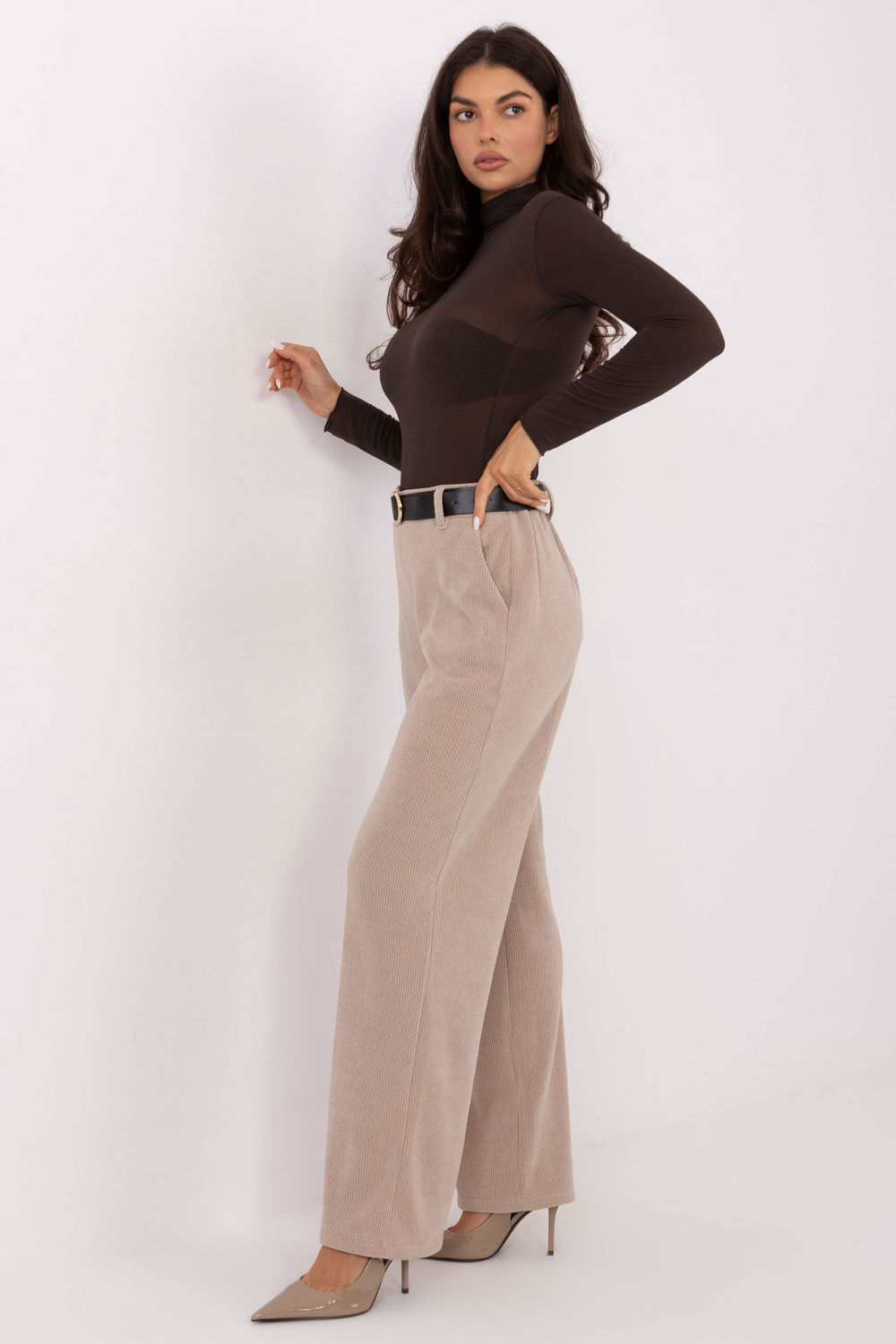 corduroy broek model 220752 Italy Moda - Afbeelding 2