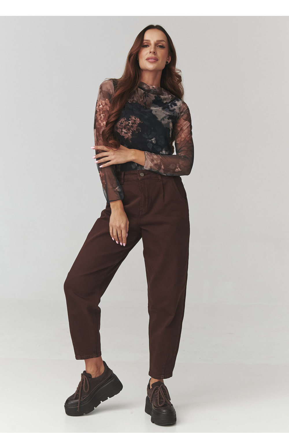 blouse model 220780 Makadamia - Afbeelding 2