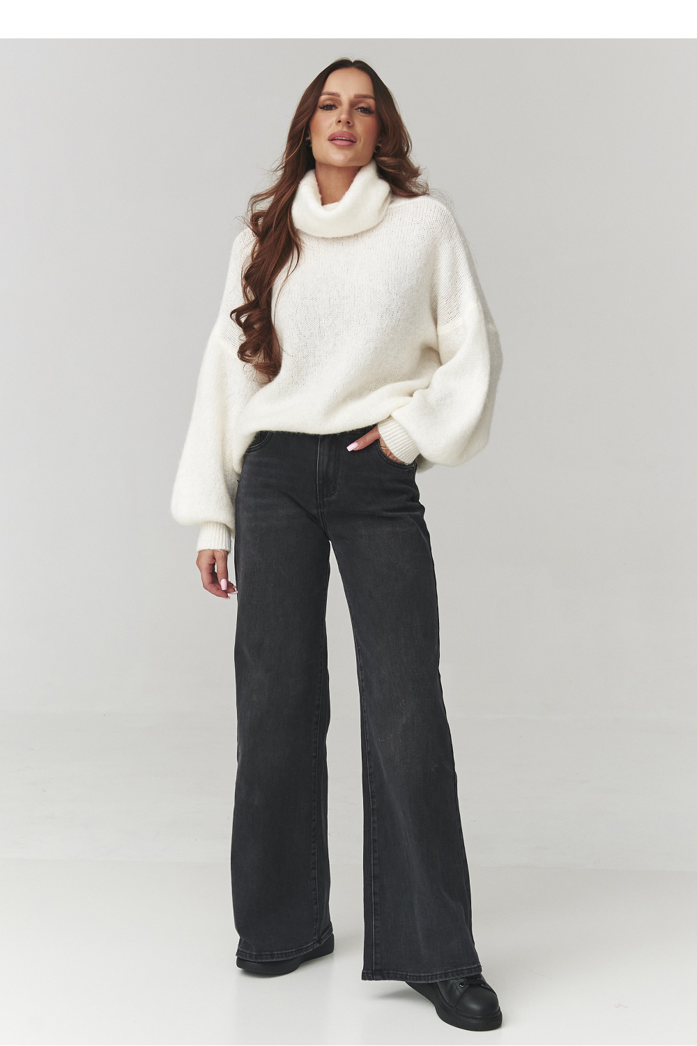 jeans model 220800 Makadamia - Afbeelding 2
