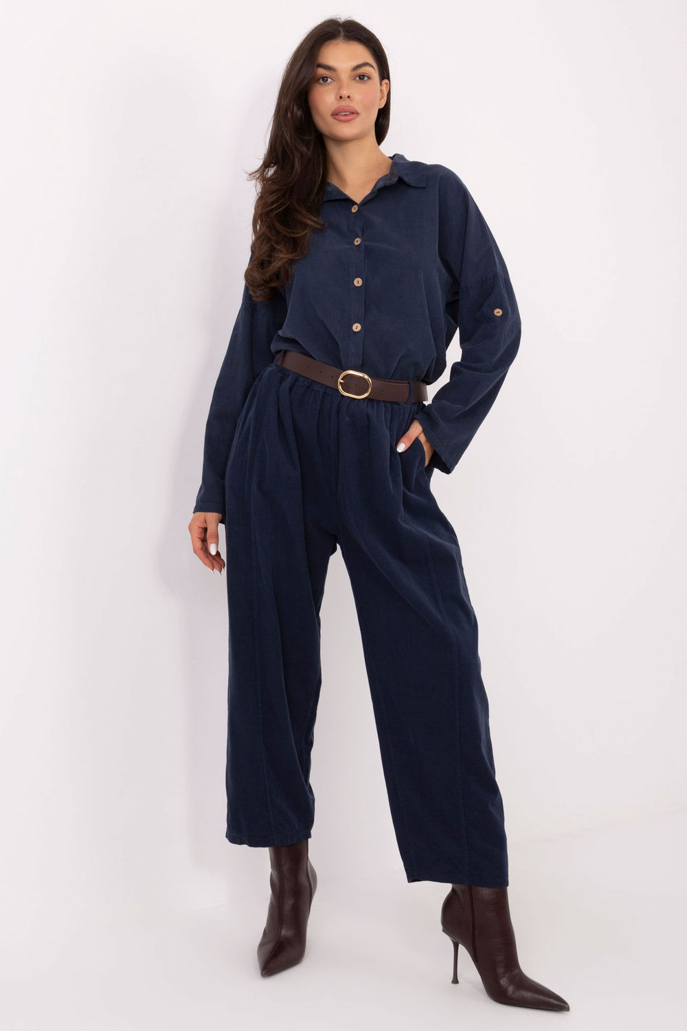 corduroy broek model 220818 Italy Moda