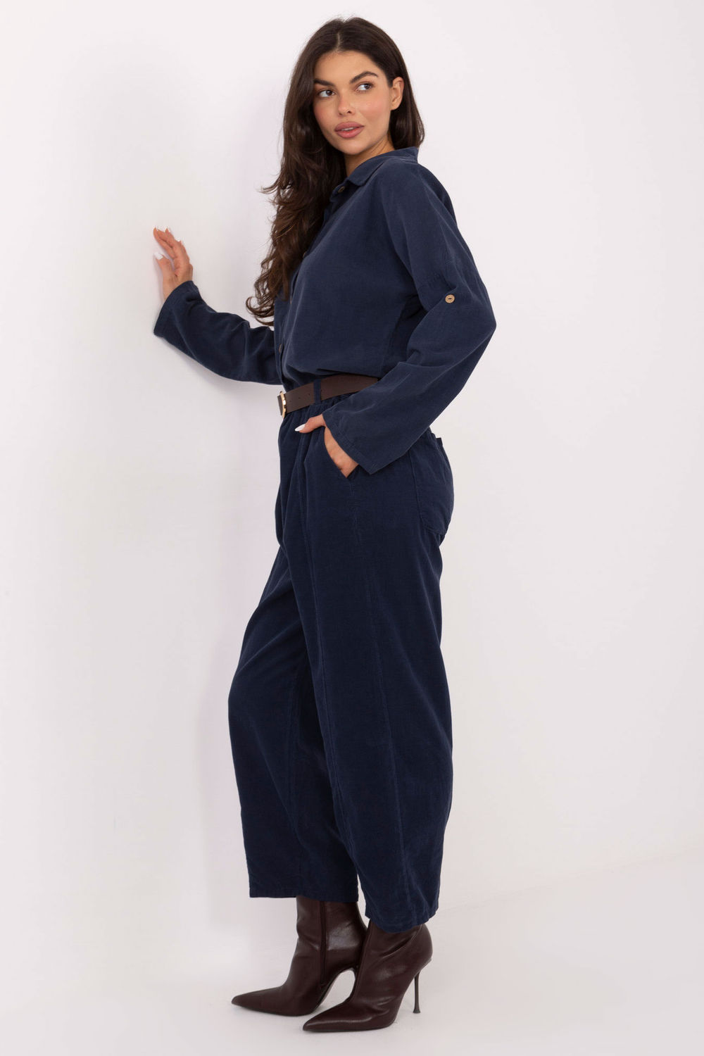 corduroy broek model 220818 Italy Moda - Afbeelding 2