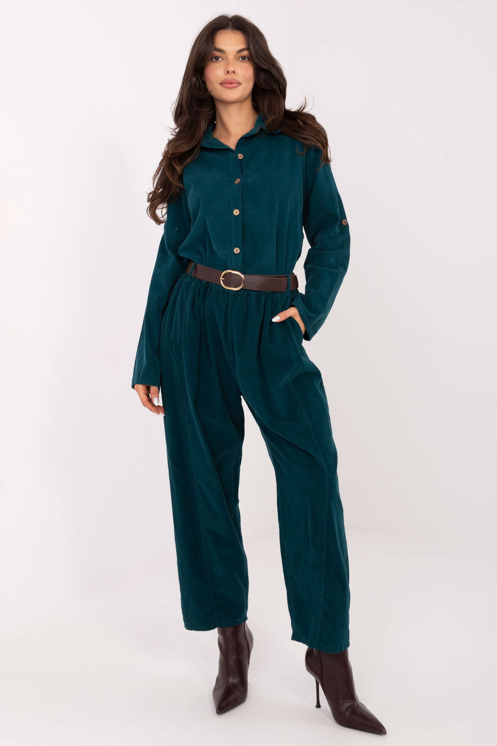 corduroy broek model 220819 Italy Moda