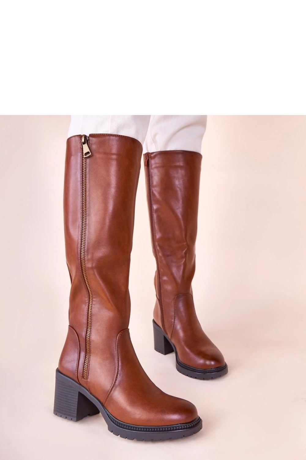 Laarzen met hoge hakken model 221004 Solea - Afbeelding 3