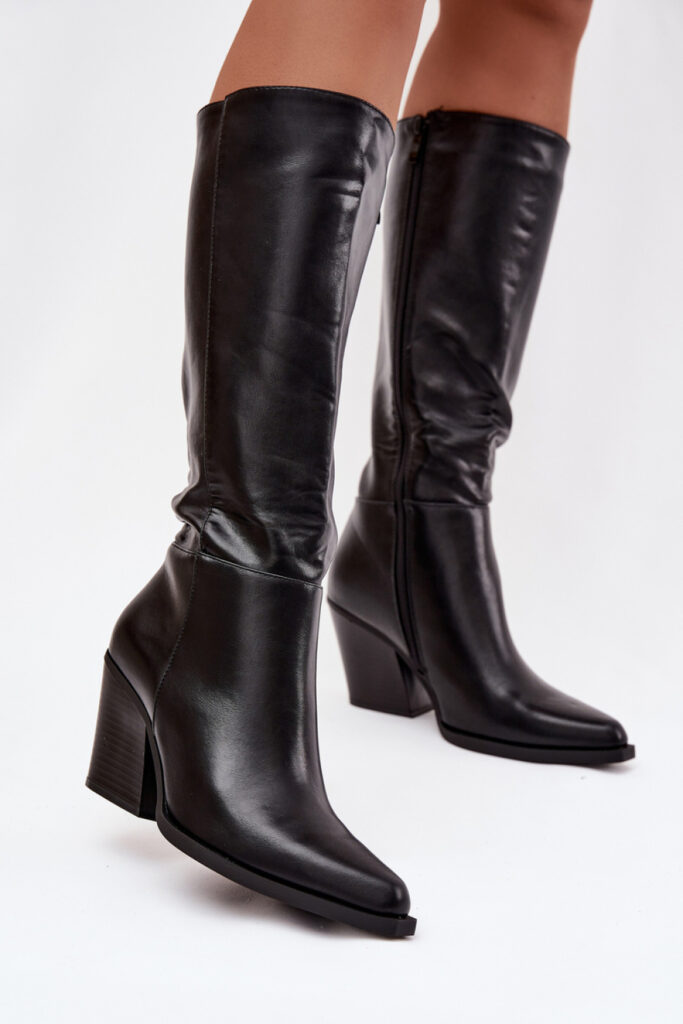 Laarzen met hoge hakken model 221156 Step in style