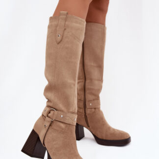 Laarzen met hoge hakken model 221526 Step in style