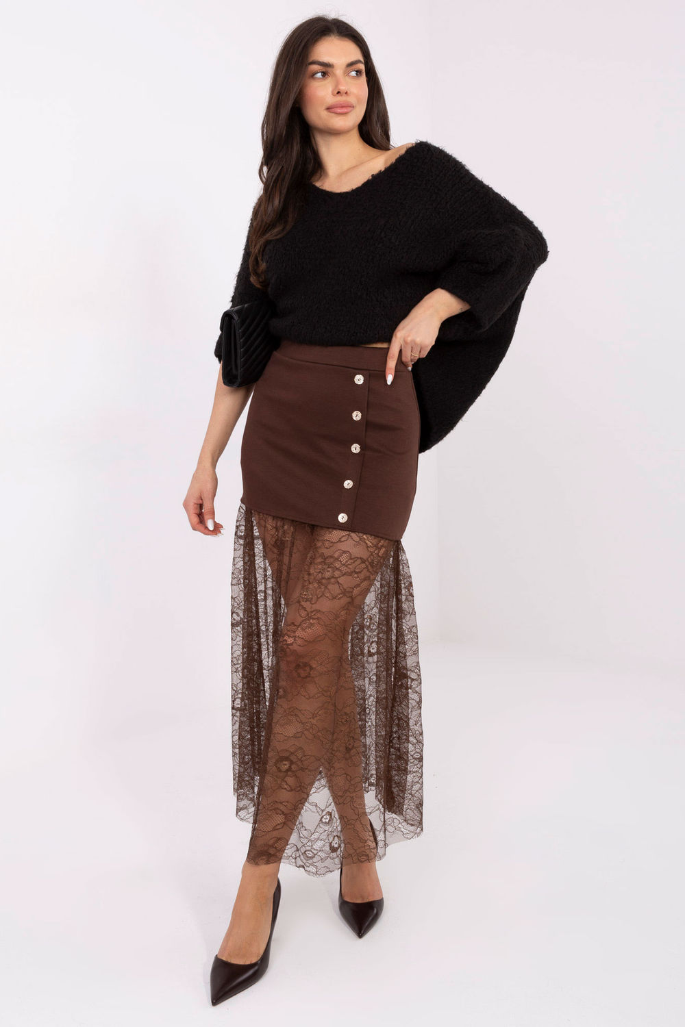 Kanten rok model 221591 Italy Moda