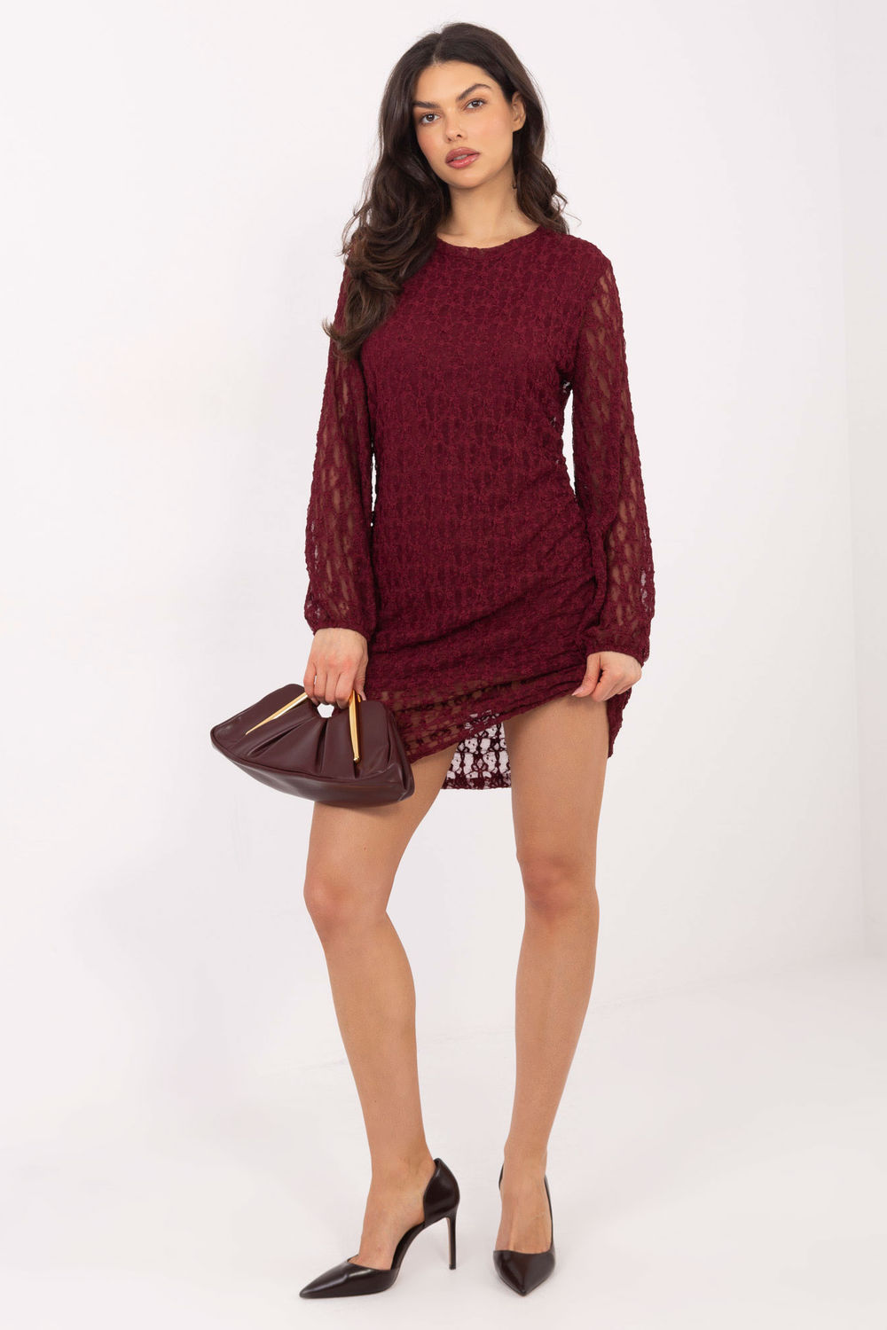 Korte jurk model 222592 Italy Moda