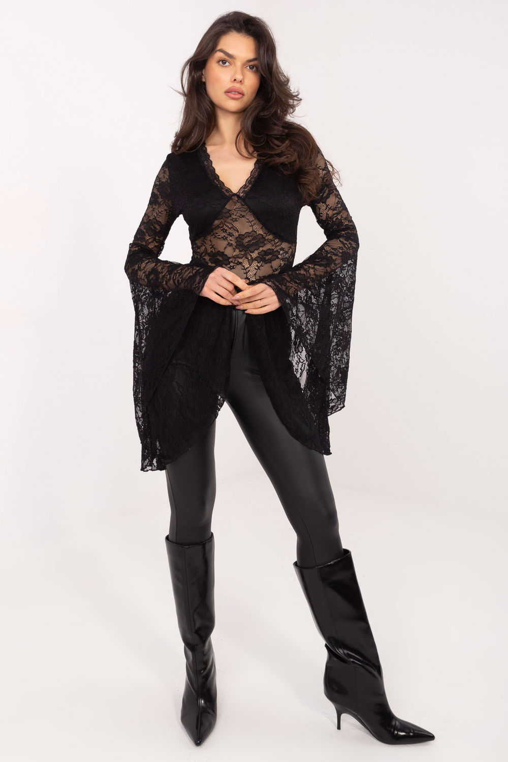 Kanten blouse model 222812 Factory Price - Afbeelding 2
