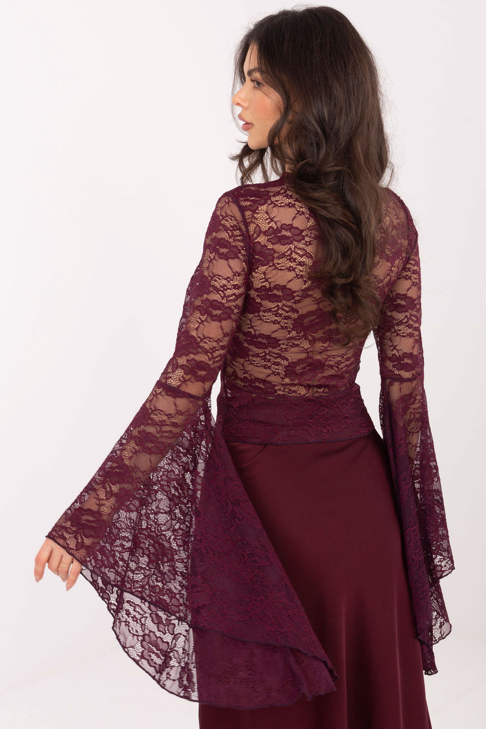Kanten blouse model 222813 Factory Price - Afbeelding 3