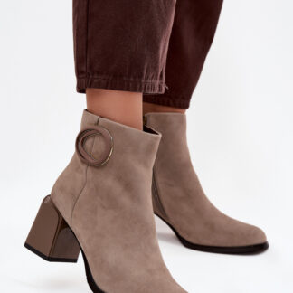 Laarsjes met hoge hak model 222953 Step in style