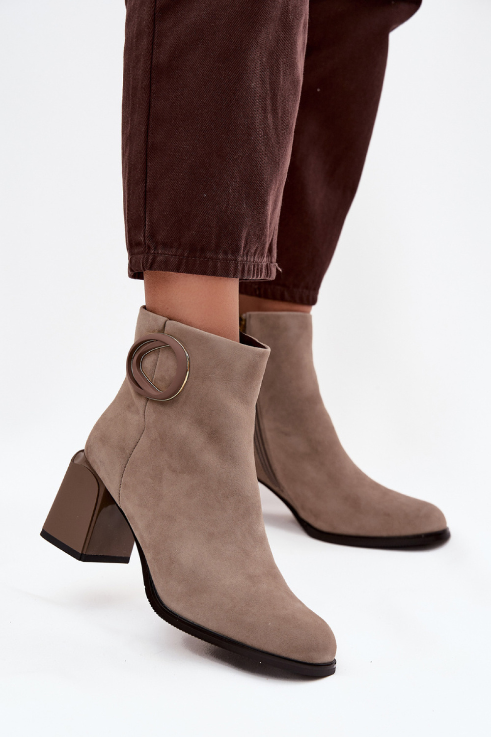 Laarsjes met hoge hak model 222953 Step in style