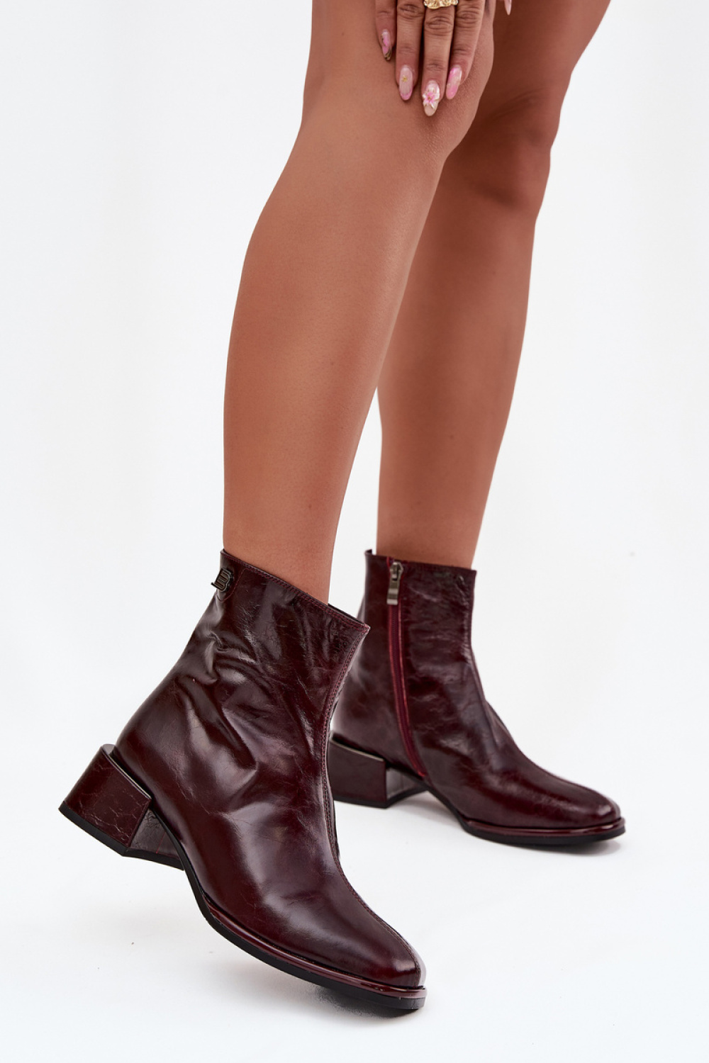 Laarsjes met hoge hak model 222956 Step in style