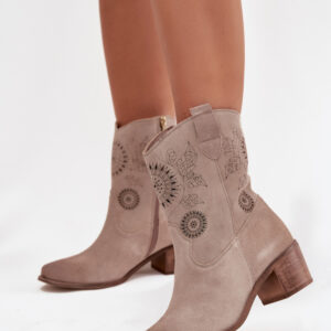 Laarsjes met hoge hak model 222958 Step in style