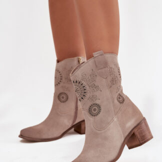 Laarsjes met hoge hak model 222958 Step in style