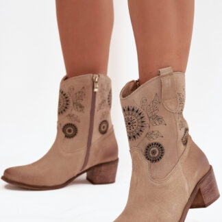 Laarsjes met hoge hak model 222961 Step in style